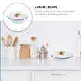 thumbnail image 4 of MasteelfCA 1pc Vintage Enamel Rice Bowls Practical Ramen Storage Bowls Enamel Tableware, 4 of 8