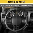 thumbnail image 6 of Cat DuraGrip Car Steering Wheel Cover, Large 16 inch Size, Tire Tread Inspired Traction Grip Design, Black Steering Wheel Cover for Car Auto Truck Van SUV, 6 of 6