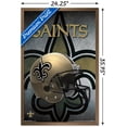thumbnail image 3 of NFL New Orleans Saints - Helmet 16 Wall Poster, 22.375" x 34", Framed, 3 of 3