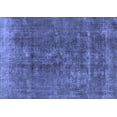 thumbnail image 1 of Ahgly Company Machine Washable Indoor Rectangle Oriental Blue Industrial Area Rugs, 2' x 5', 1 of 4