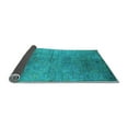 thumbnail image 2 of Ahgly Company Indoor Square Oriental Light Blue Industrial Area Rugs, 5' Square, 2 of 4