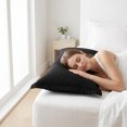 thumbnail image 3 of Unique Bargains 2 Pack Polyester Pillowcase Smooth Cooling Envelope Closure Black, 3 of 5