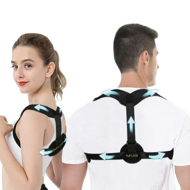 Liiva Back Posture Corrector Posture Belt,Adjustable Posture Brace for Back  Clavicle Support and Upper Back Correction