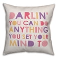 thumbnail image 2 of Creative Products Anything You Set Your Mind To 16x16 Spun Poly Pillow, 2 of 3