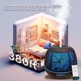 thumbnail image 3 of 400ml essential oil diffuser, large capacity metal diffuser for home, aromatherapy diffusers with remote control, 7-color LED light humidifiers for bedroom, Halloween, Christmas holiday gifts, 3 of 9