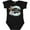 AB-Black, variant on Inktastic Happy Easter with Cross and Flowers Boys or Girls Baby Bodysuit