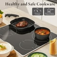 thumbnail image 4 of Set de utensilios de cocina Bazova, 19 unidades, antiadherentes, cerámica de inducción, 4 of 7