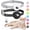 Black&Gray, variant on 2 Pack Airtag Cat Collar,Reflective Kitten Collar Breakaway with Apple Air Tag Holder and Bell for Girl Boy Cats, Lightweight Adjustable for 7.87-13" (Black&Gray)