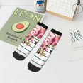 thumbnail image 7 of Rocae Bird and Floral for Premium Adult Socks,Comfortable, Breathable, and Durable Socks, Perfect for Everyday Wear, 7 of 7