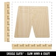 thumbnail image 2 of Shorts Boxers Swim Trunks Outline Wood Shape Unfinished Piece Cutout Craft DIY Projects - 6.25 Inch Size - 1/8 Inch Thick, 2 of 7