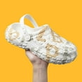 thumbnail image 2 of Men's Garden Clogs Shoes Fun Graffiti Wrapped Clog Sandals Non Slip Outdoor Beach Slippers, 2 of 14