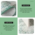 thumbnail image 7 of Ultrug Vintage Floral Rugs Soft Boho Area Rug Indoor Carpet for Living Room Bedroom Home Decor,6'x9',Light Green, 7 of 7