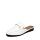 thumbnail image 1 of Mules Blancos Sin Talón con Hebilla para Mujer DREAM PAIRS Talla 8, 1 of 7