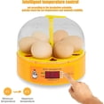 thumbnail image 5 of Incubadoras de huevos para incubar huevos, volteador automático de huevos, control de temperatura y humedad, vista clara de la incubadora de huevos, vela de huevos, incubadora de huevos de aves d, 5 of 5