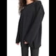 thumbnail image 1 of Camisetas de Larga con Cuello Redondo Extragrande para Mujer, Blusas Básicas de Otoño, Ropa Informal de Entrenamiento Y2K. Negro L, 1 of 8