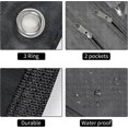 thumbnail image 2 of Expandable Pencil Pouch For 3 Ring Binder, 2 Pack Large Capacity Pencil Pouch With Zipper, Three Ring Clear Binder Pencil Case Suitable For School And, 2 of 5