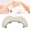 Milk coffee color, variant on Serenable PU Leather U Shape Arm Rest Detachable Stand for Salons Women Nails Supplies Milk coffee color