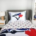 thumbnail image 3 of MLB Toronto Blue Jays 4-Piece Twin Bedding Set, 3 of 7