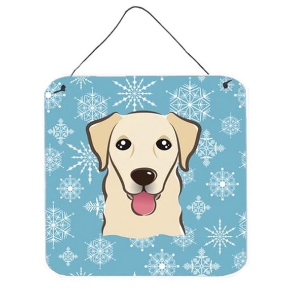 Snowflake Golden Retriever Wall and Door Hanging Prints