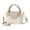 Beige, variant on Faux Leather Crossbody Bags for Women Trendy Tote Bags Small Purses Mini Handbags with Top Carry Handle Black