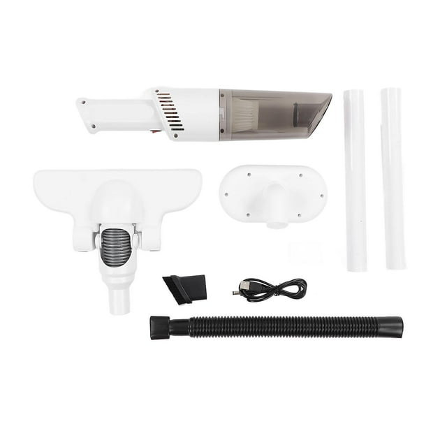 Portable Lightweight Vacuum, Convertible Stick-to-Handheld Design for Home, Car, And Office Use, Flexibly Rotating Brush for Dead Corners, Effective