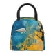 thumbnail image 1 of Disketp Abstract Night Sky Tree Bolsa Térmica para Almuerzo, Lonchera con Abertura Amplia y Gran Capacidad, Organizador Reutilizable para Mujeres, Hombres y Adultos, 1 of 6
