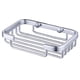 thumbnail image 1 of GOOHOCHY Jabonera de aluminio, práctica jabonera, cesta para guardar cosméticos, contenedor de jabón plateado, 1 of 8