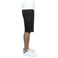 thumbnail image 2 of Men's 5-Pocket Flat-Front Stretch Chino Shorts - BLACK, 2 of 4