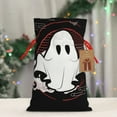 thumbnail image 6 of ZICANCN Christmas Gift Bags, Ghost Funny Style Reusable Fabric Drawstring Storage Bags with Drawstring, Small Size, 6 of 7