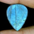 thumbnail image 4 of 28.00Cts Natural Blue Power Flash Labradorite Pear Cabochon Loose Gemstone, 4 of 4