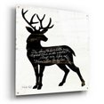 thumbnail image 2 of Epic Art 'Deer in Black' by Cindy Jacobs, Acrylic Glass Wall Art, 36"x36", 2 of 8