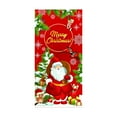 thumbnail image 2 of HSQJHJF Rideau de Porte de Noël Drapeau Photo Extérieure Père Noël et Chiot Décoration de Fond Tissu Suspendu, 2 of 6