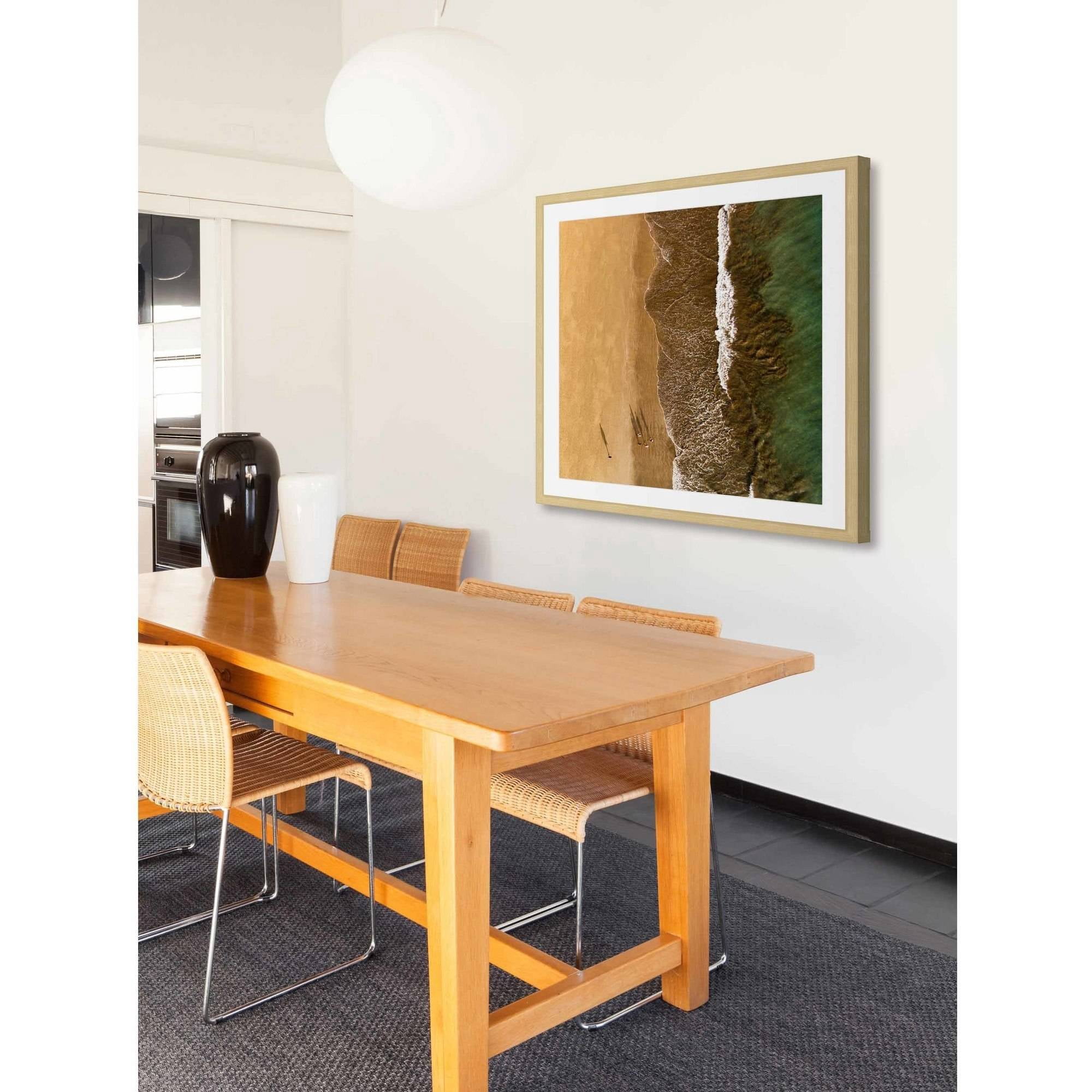 "Along the Water" Framed Painting Print