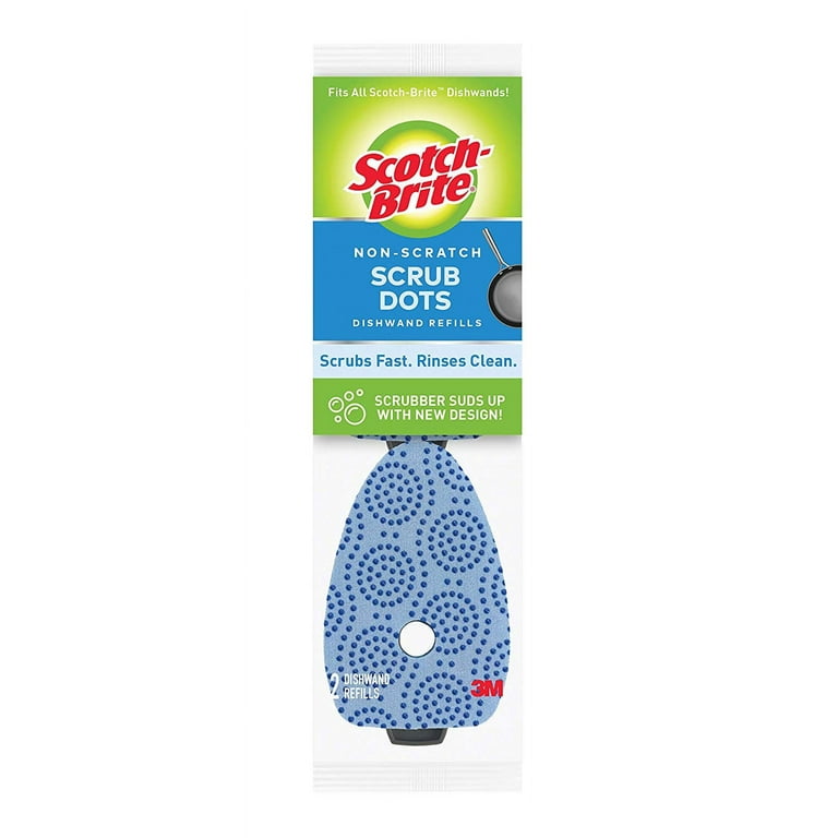 Scotch-Brite® Scrub Dots Non-Scratch Dishwand, 1/Pack