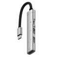 thumbnail image 1 of For Android Mobile Phone Computer Tablet Portable PD Charging Hub Type-C USB C Expansion Dock,Silver, 1 of 8