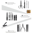 thumbnail image 3 of Kit de cortaúñas de viaje y aseo Keiby Citom, 15 piezas con funda, 3 of 7