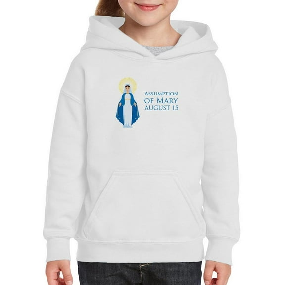 Assumption Of Mary August 15 Hoodie Juniors -Image by Shutterstock, Large