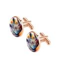thumbnail image 2 of Rhino Elegant Men's Cufflinks for Formal Attire, Crafted in Stainless Steel, for Weddings and Business Meetings, 2 of 6
