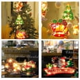 thumbnail image 3 of leyfeng Luces de ventana de Navidad Decoraciones Led Luces de ventosa Guirnalda de Navidad alimentada por batería para el dormitorio del árbol de Navidad, 3 of 8
