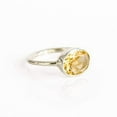 thumbnail image 3 of 925 Sterling Silver Yellow Citrine Engagement Ring For Women (3.51 Cttw, Cushion Cut 10MM, Gemstone Birthstone,, 3 of 3