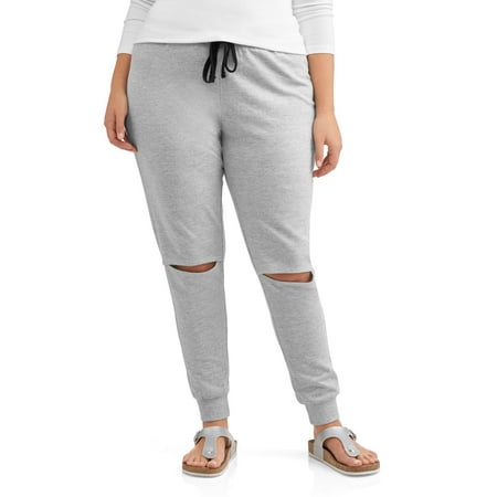 Women's Plus Slit Knee Lounge Jogger