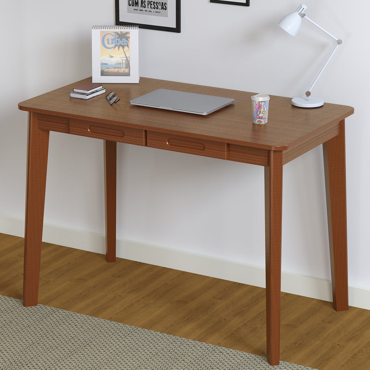 Details about   Modern Simple Design Home Office Desk Computer Table Wood Desktop Study Writing 