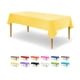thumbnail image 1 of Mantel de plástico para fiestas, 12 unidades, color amarillo, 137 x 274 cm, 1 of 5