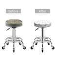 thumbnail image 5 of KLL Girl Rabbit Round Bar Chair Cushion Cover 14 inch ,Bar Stool Protector with Elastic, Soft Washable, 5 of 6