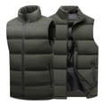 thumbnail image 5 of Chaleco informal de gran tamaño para hombre, chaleco de algodón cálido para otoño e invierno., 5 of 5