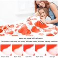 thumbnail image 5 of Orange Fleece Blankets Bulk Soft Throw Blanket Orange Warm Throw Blanket for Bed, 5 of 6
