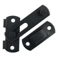 thumbnail image 3 of Loquets de Porte en Acier Inoxydable Noir Mat, Loquet à Rabat, Verrou de Sécurité, 3 of 5