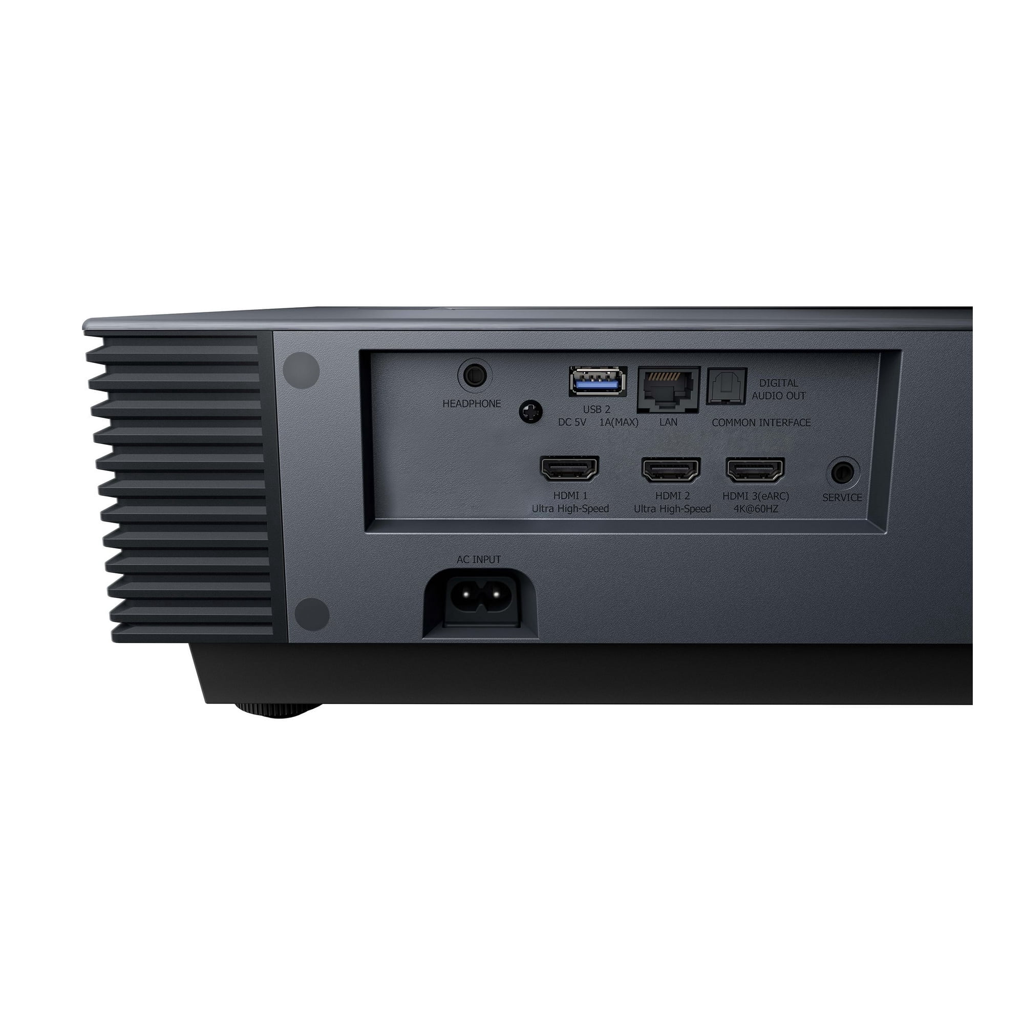 Restored Hisense TriChroma Laser Cinema PX3-PRO - DLP Projector - RGB Laser - 3000 ANSI Lumens - 3840 x 2160 - 4K - Ultra Short-Throw Lens - Wi-Fi / Bluetooth / Android TV-LAN - Gray