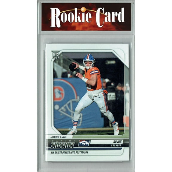 Certified Mint Bo Nix 2024 Panini Instant #255 Just 1033 Made Rookie Card Denver Broncos