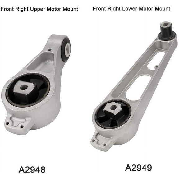 ECCPP Engine Motor and Trans Mounts Fit For 2000 2002 for Chrysler Neon 2001-2010 for Chrysler PT Cruiser 2000-2005 for Dodge Neon